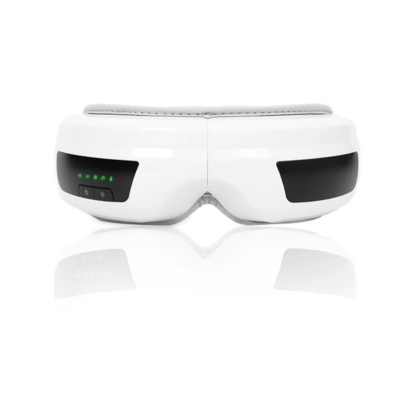 Heated Air Compression Eye Massager Mask with 180 Folding Design 5 Massage Modes Music-Complimentary Eye Care Gift