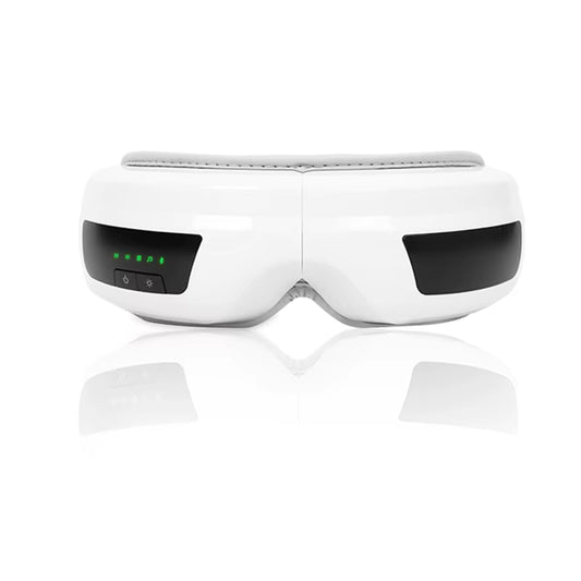 Heated Air Compression Eye Massager Mask with 180 Folding Design 5 Massage Modes Music-Complimentary Eye Care Gift