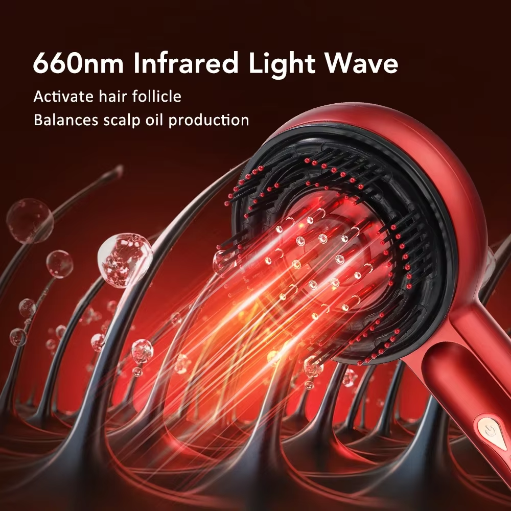 ScalpGlow Comb - LED, Serum Applicating, Massaging Comb