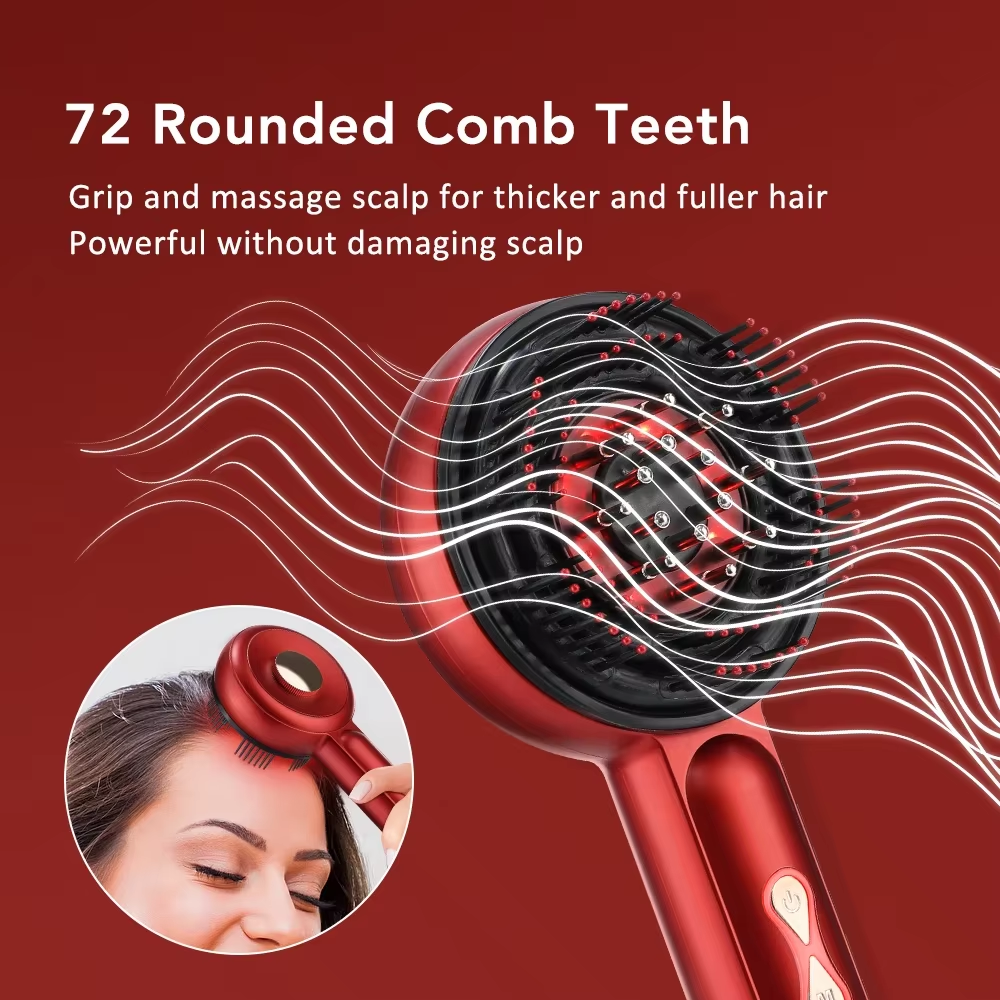 ScalpGlow Comb - LED, Serum Applicating, Massaging Comb